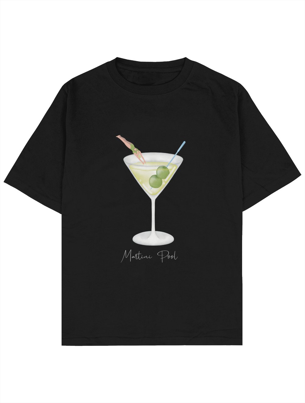 Martini Pool Oversize TShirt