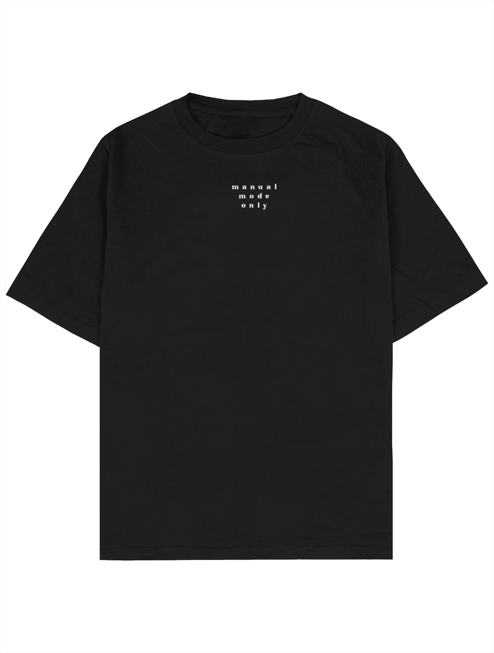 manual mode only  oversize tshirt