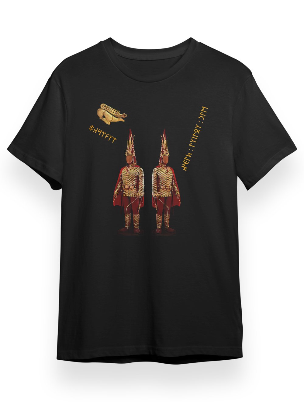 Altın elbiseli tigin T-Shirt 9651932