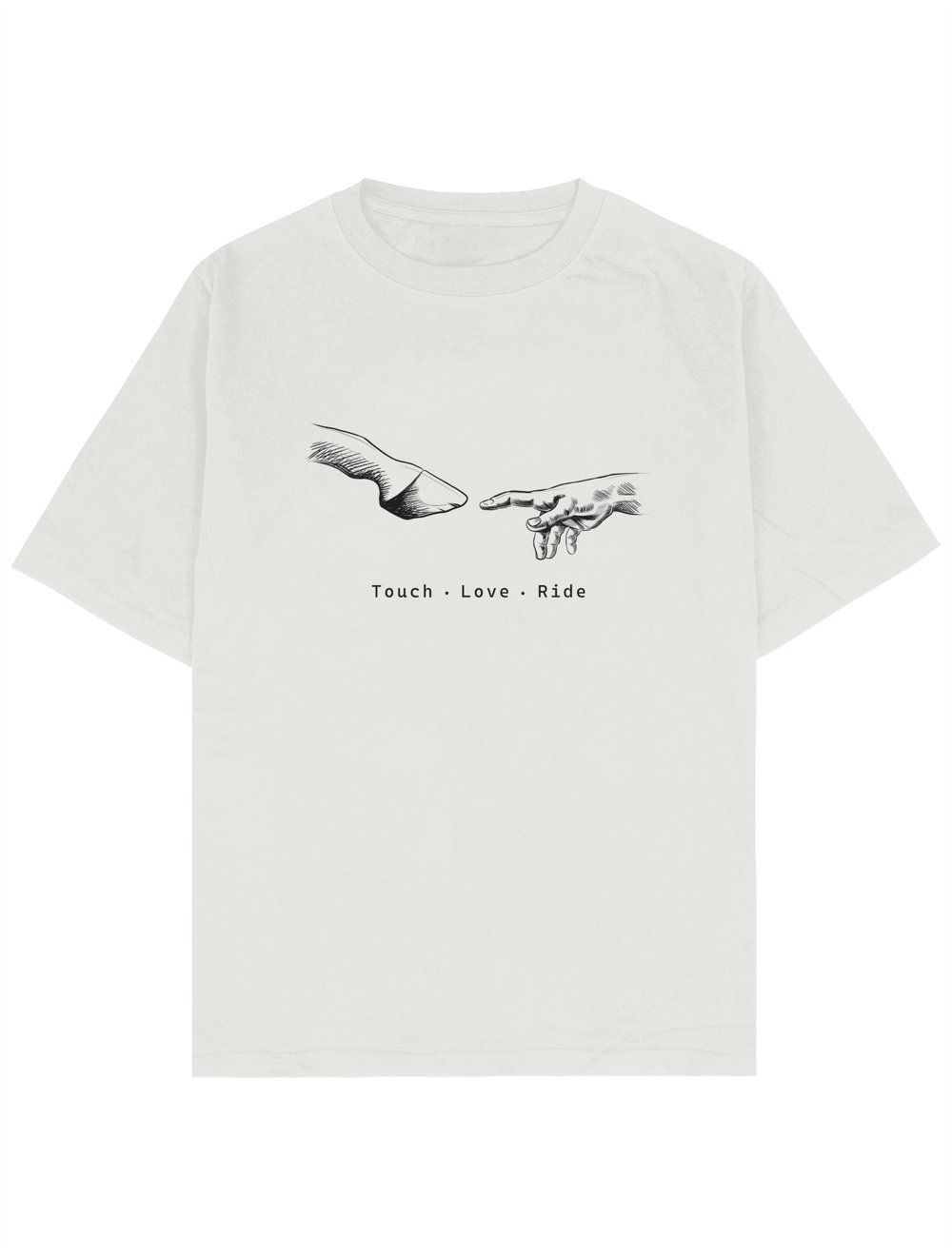 1000ATLI Touch Love Ride Oversize T-Shirt 8131549