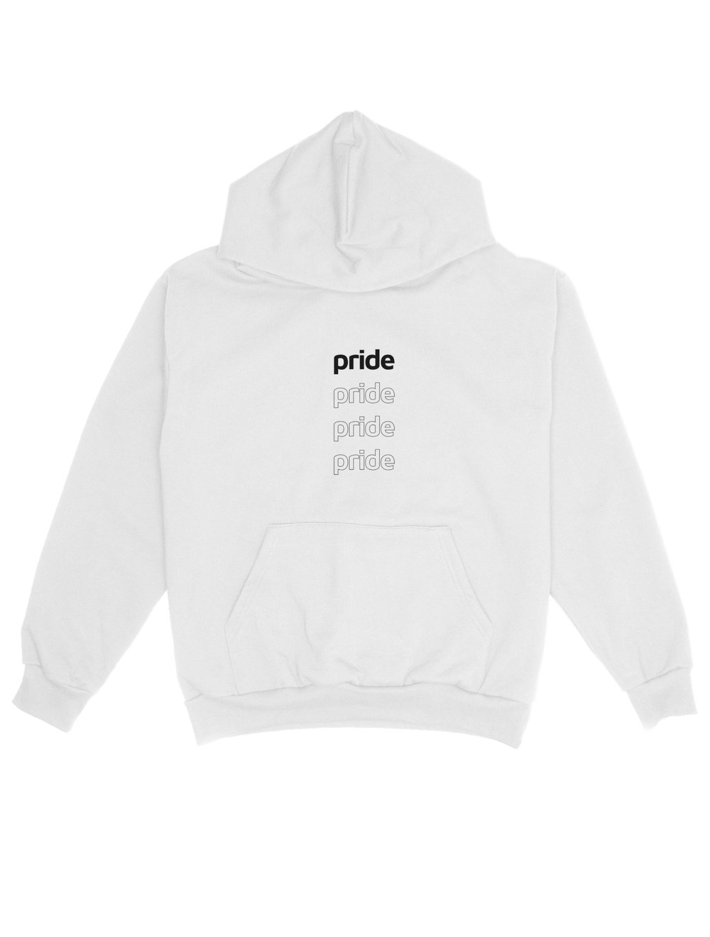 Velev Hoodie Pride Beyaz