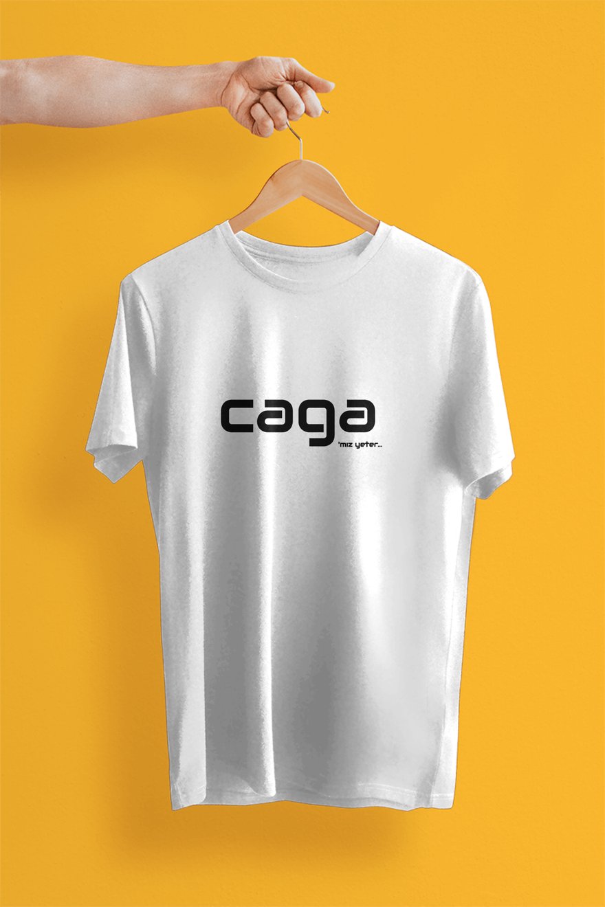CAGA Design T-Shirt Beyaz