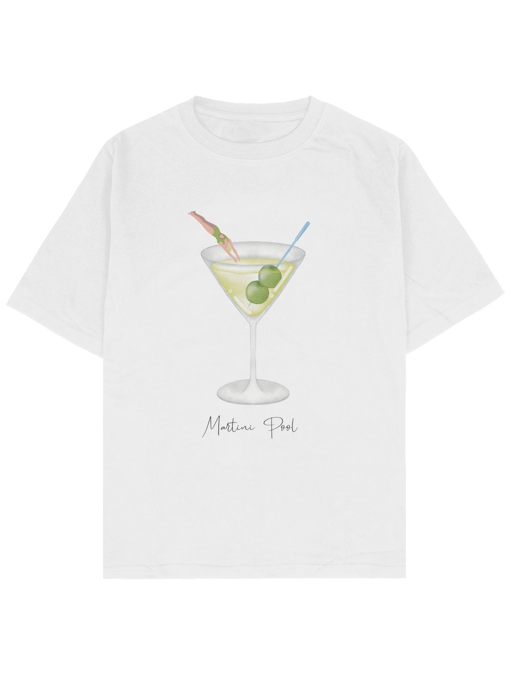 Martini Pool Oversize TShirt