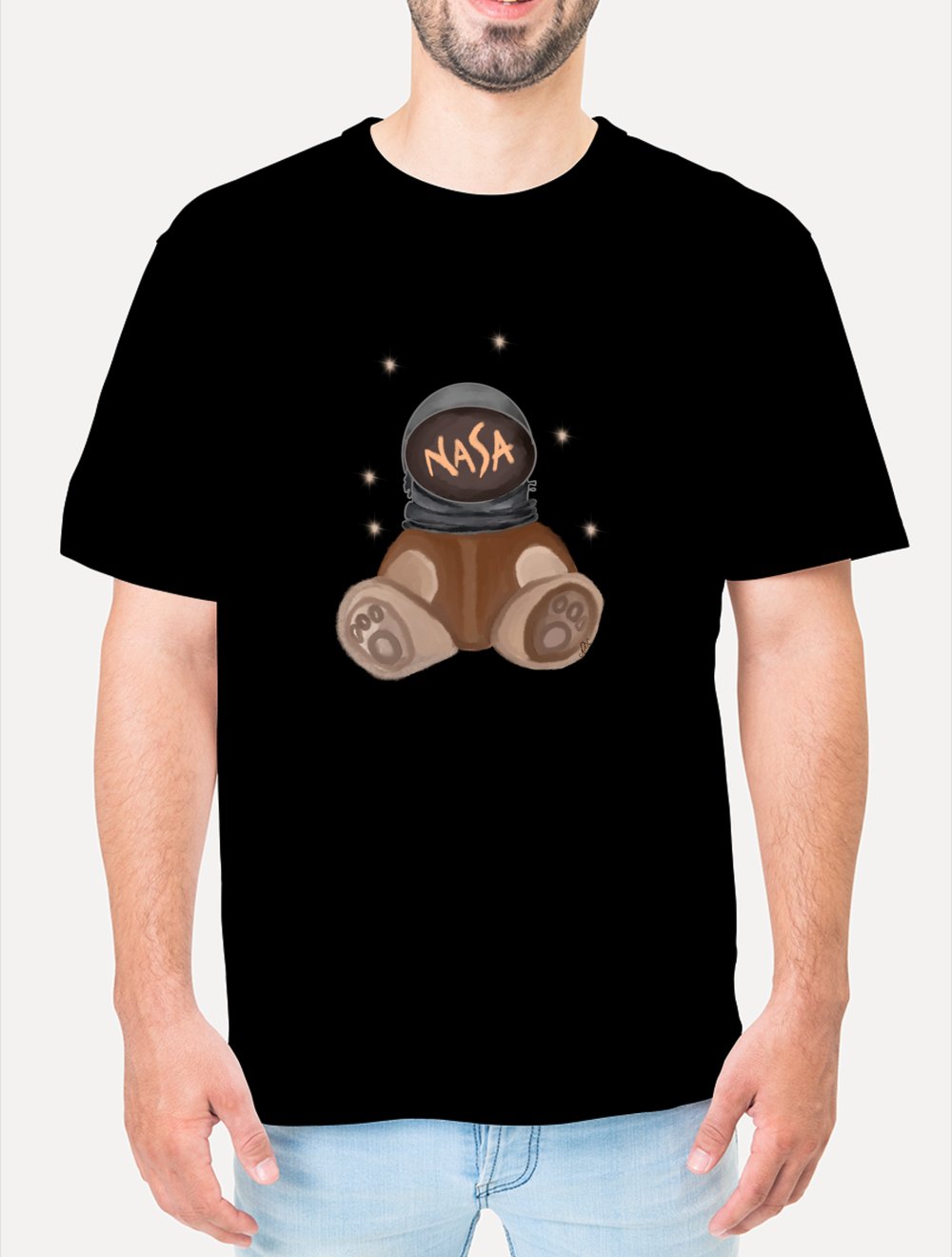 NMC Design Oversize T-Shirt NASA BEAR