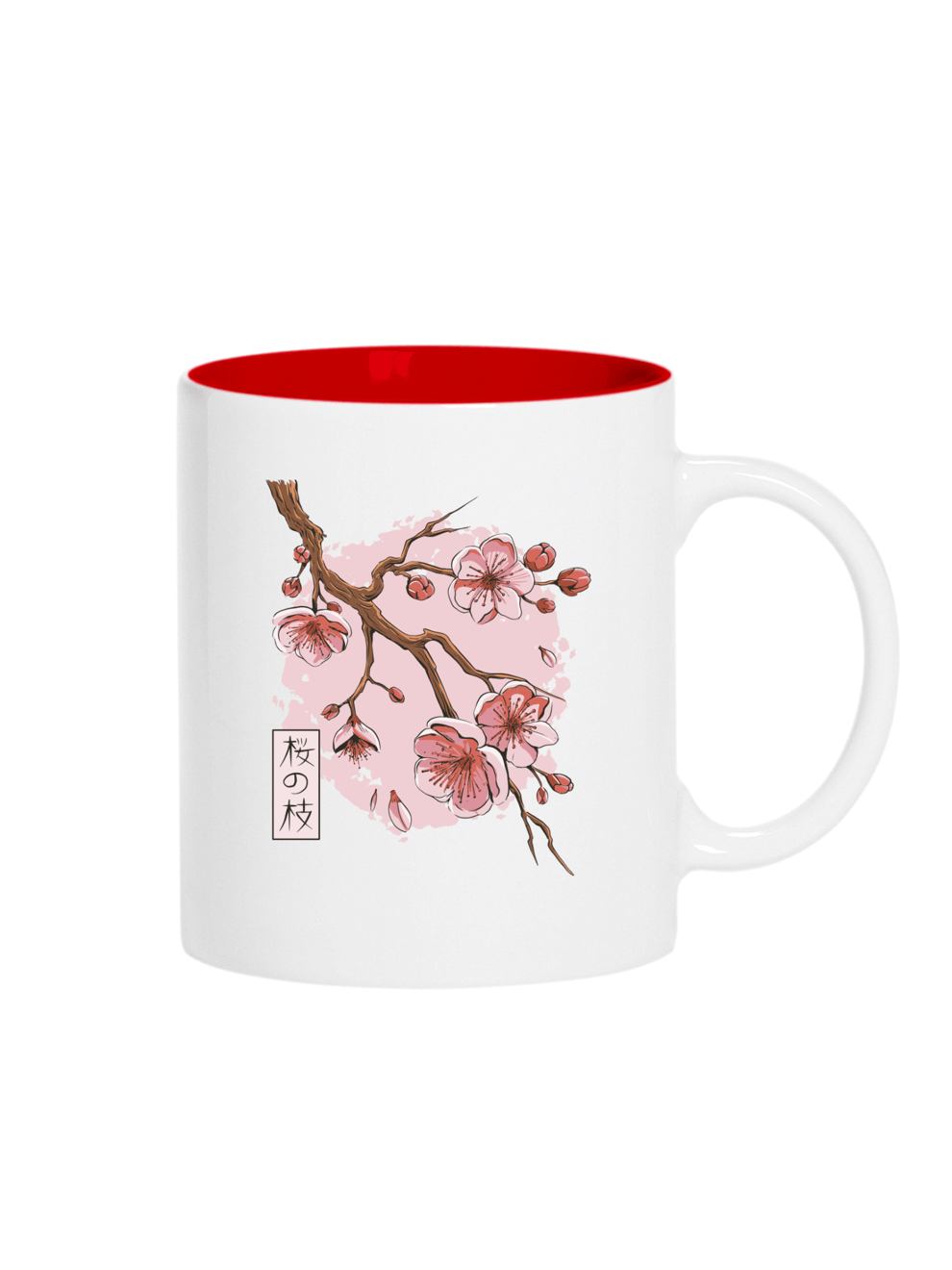 Burcuvazi Japon Çiçeği Kırmızı Kupa 6301357