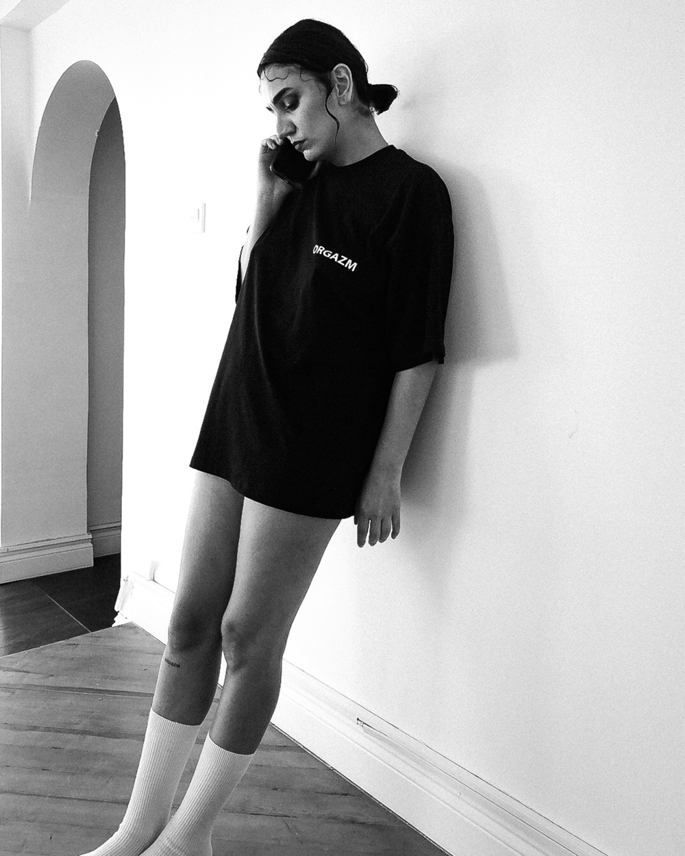 Orgazm Merch Oversize TShirt Göğüs Baskılı I