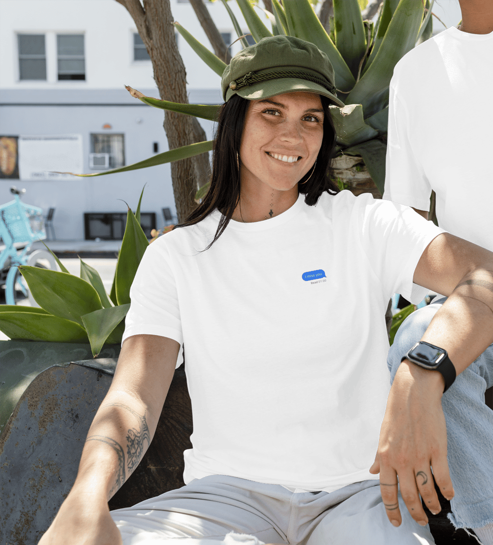 I Miss You Tişört - Siyah