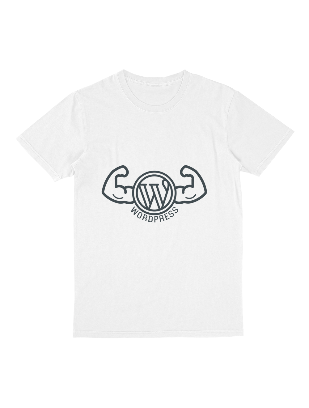 Wordpress Logo Baskılı Easy Collection TShirt  Vono Store