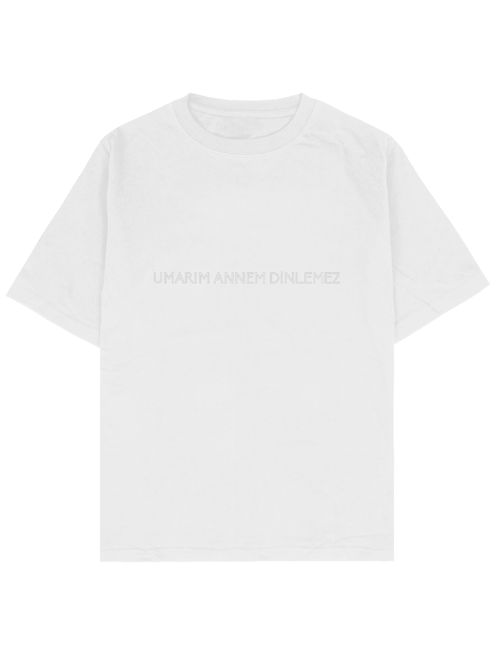UAD Oversize Tshirt Ön Yazılı