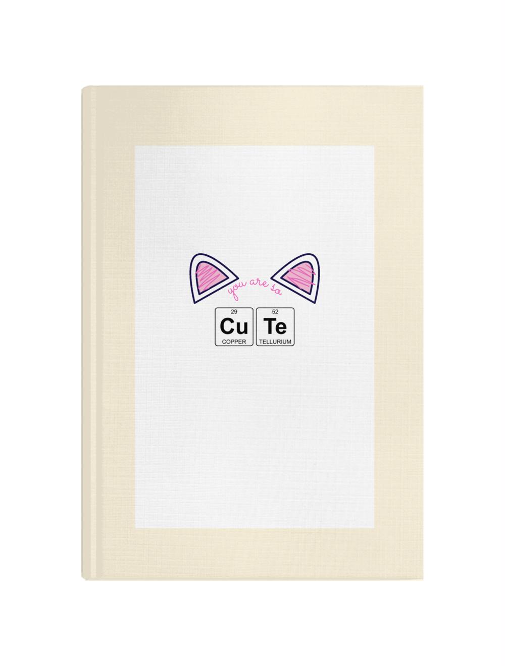 Özel tatlı tasarım sert kapaklı defter