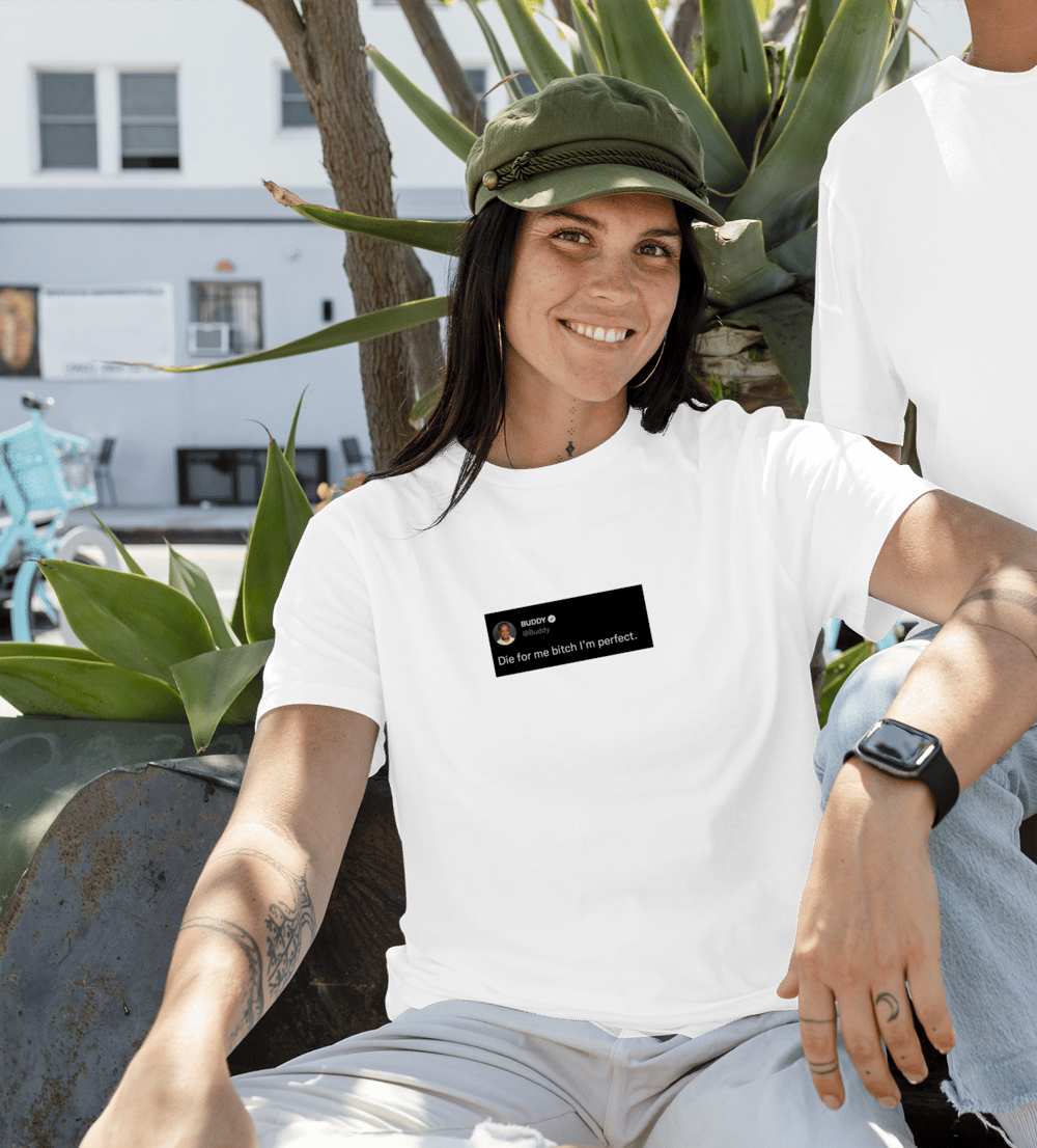 Die For Me Tişört - Siyah