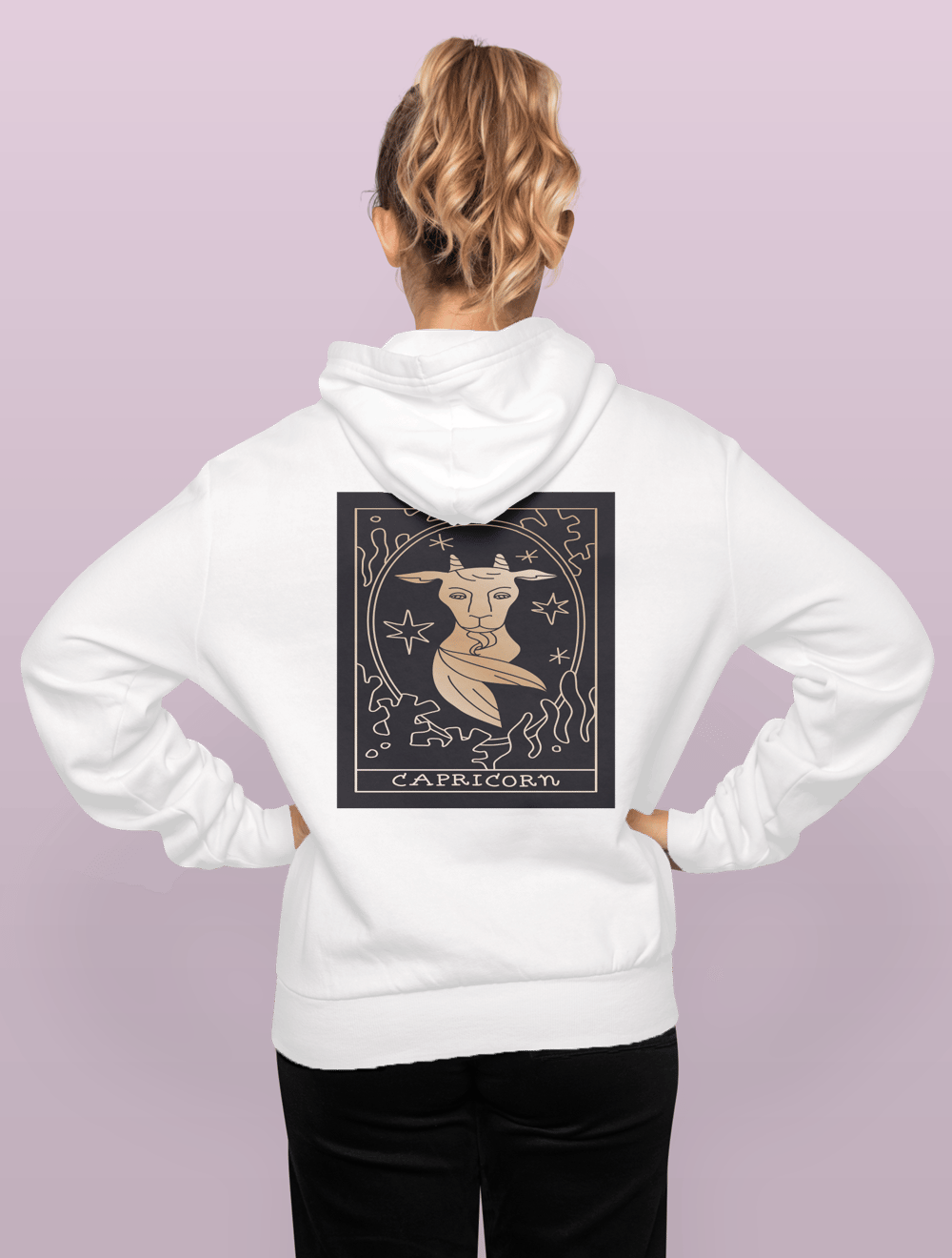 Capricorn Zodiac Sign Oğlak Burç Hoodie