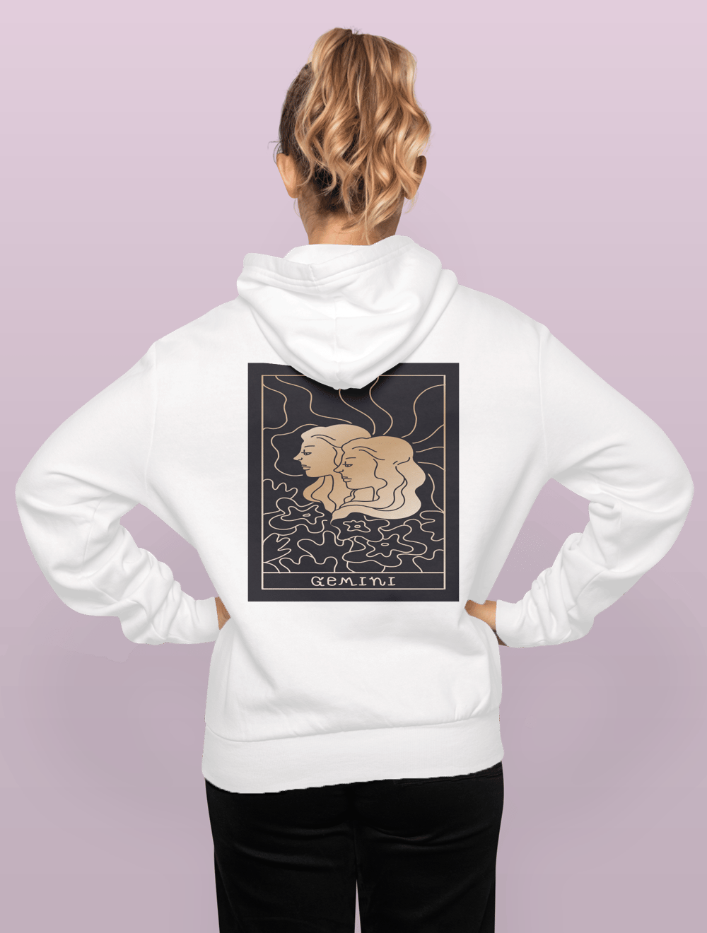 Gemini Zodiac Sign İkizler Burç Hoodie