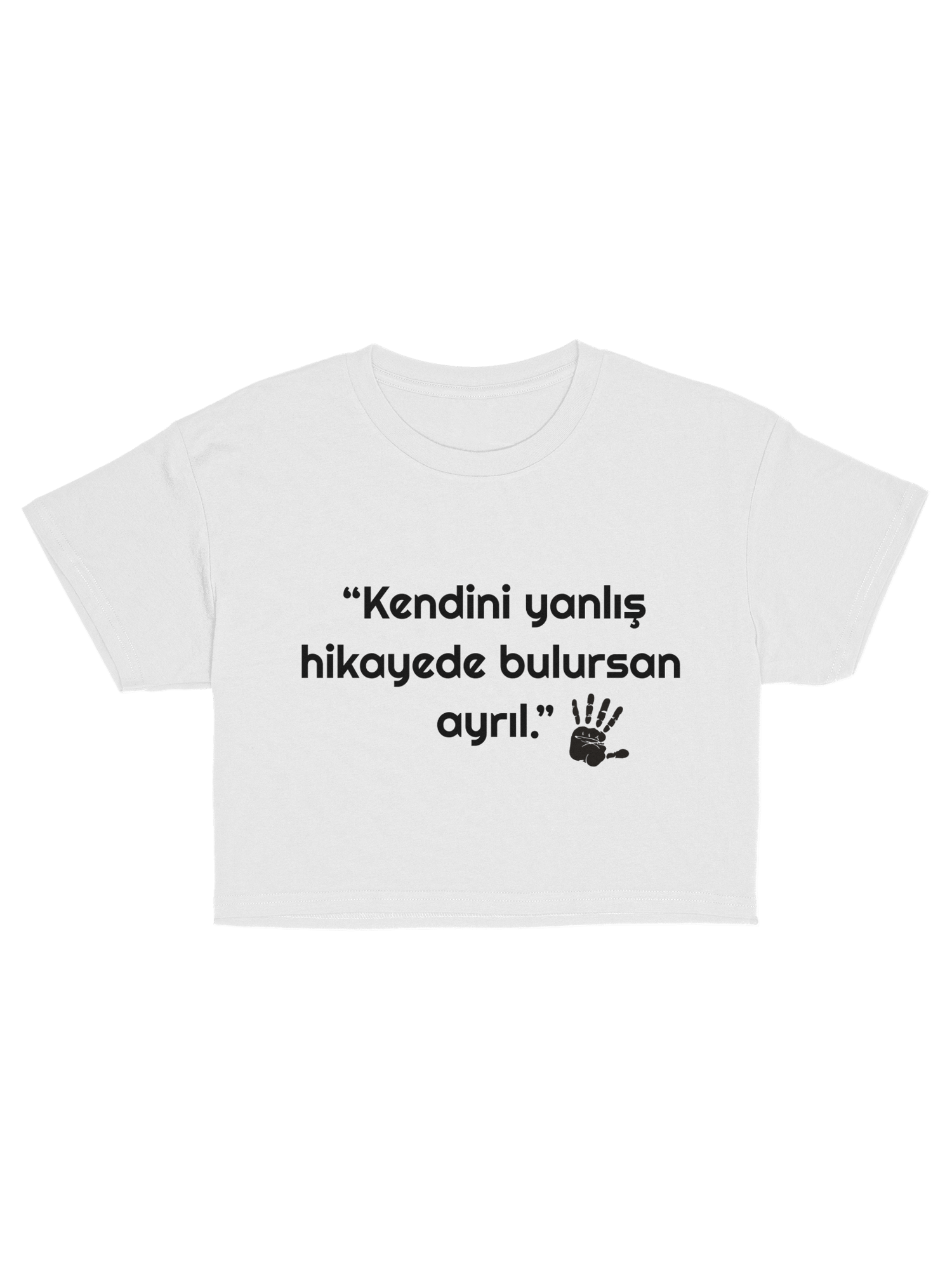 MonaSeraaShop Crop Top Oversize 9492035