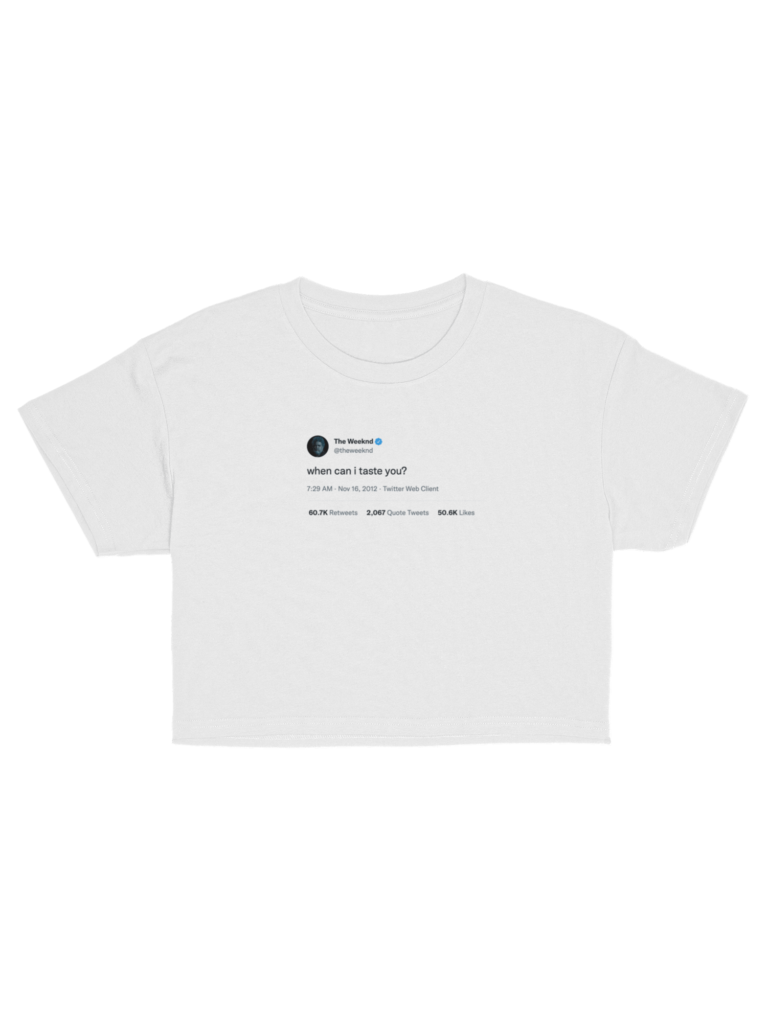 When Can I Taste You Crop Top