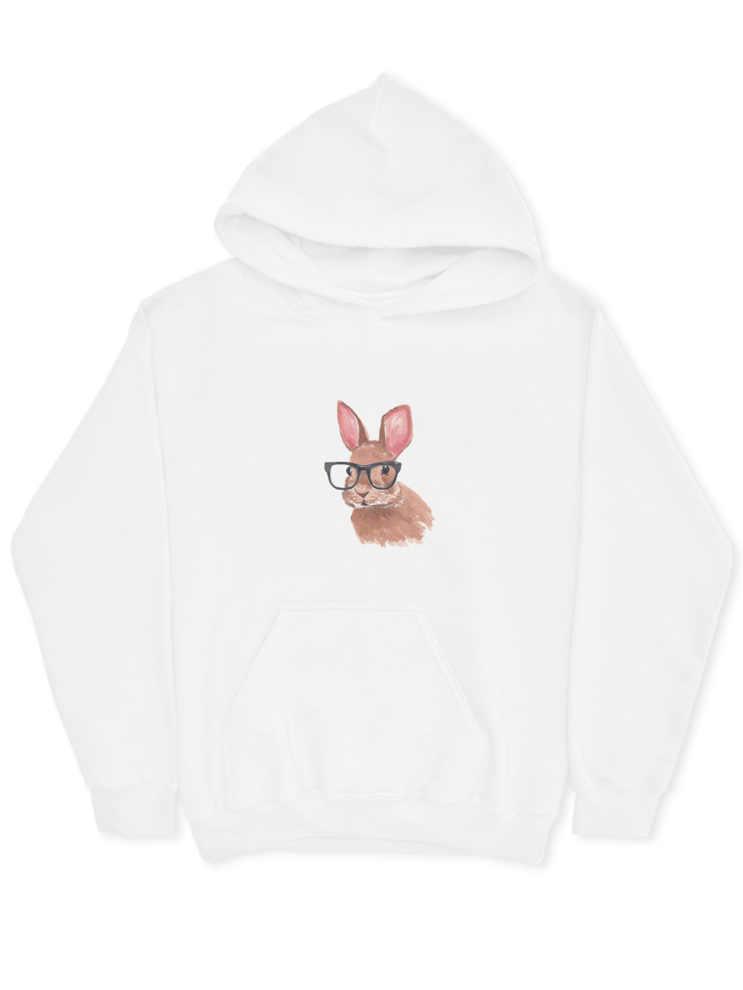 Lefter Tavşan Hoodie Beyaz