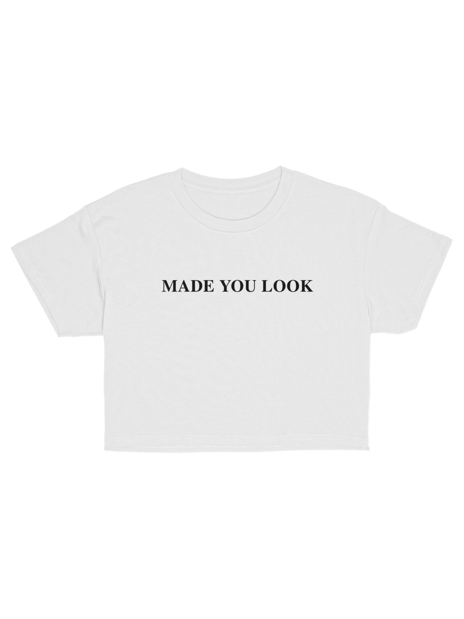 Made You Look Crop Top