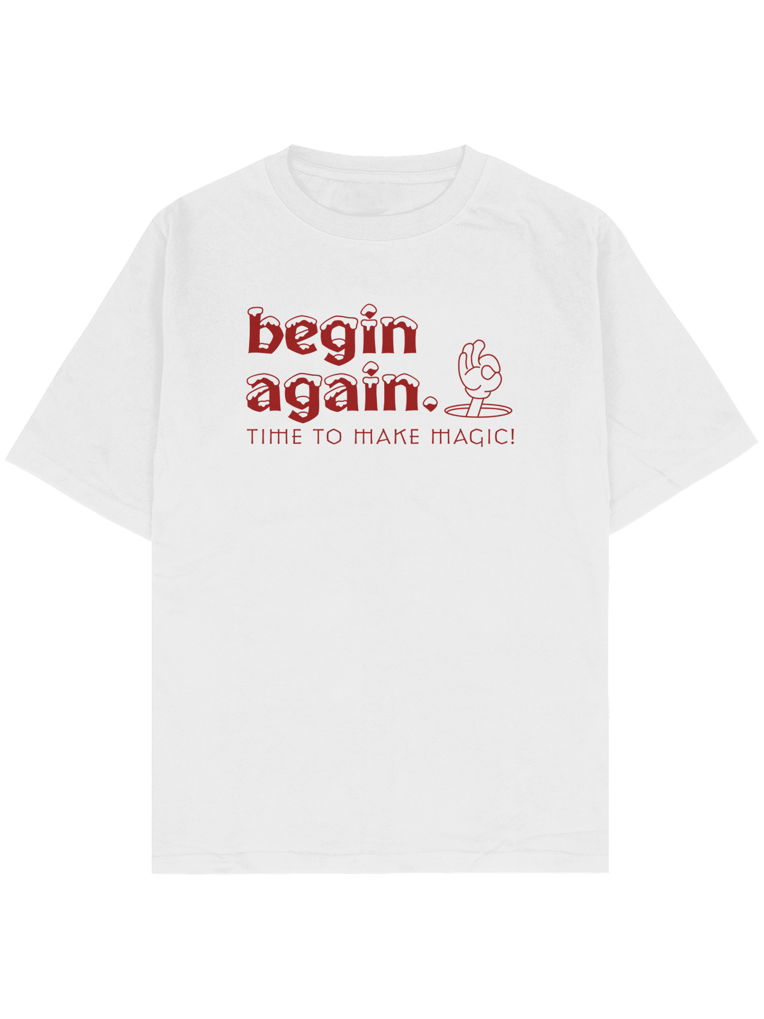 begin again Oversize TShirt byJaffar