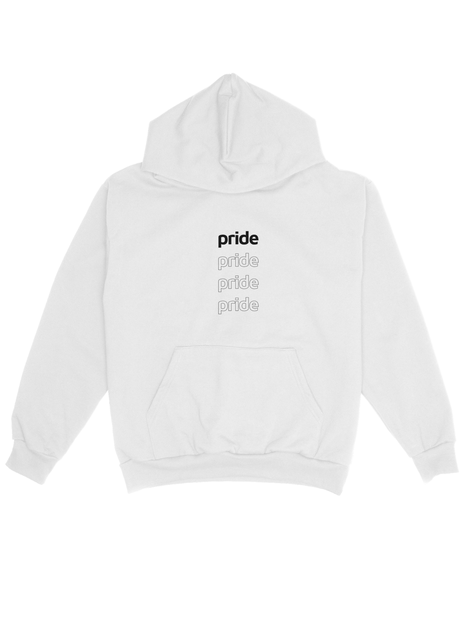 Velev Hoodie Pride Beyaz