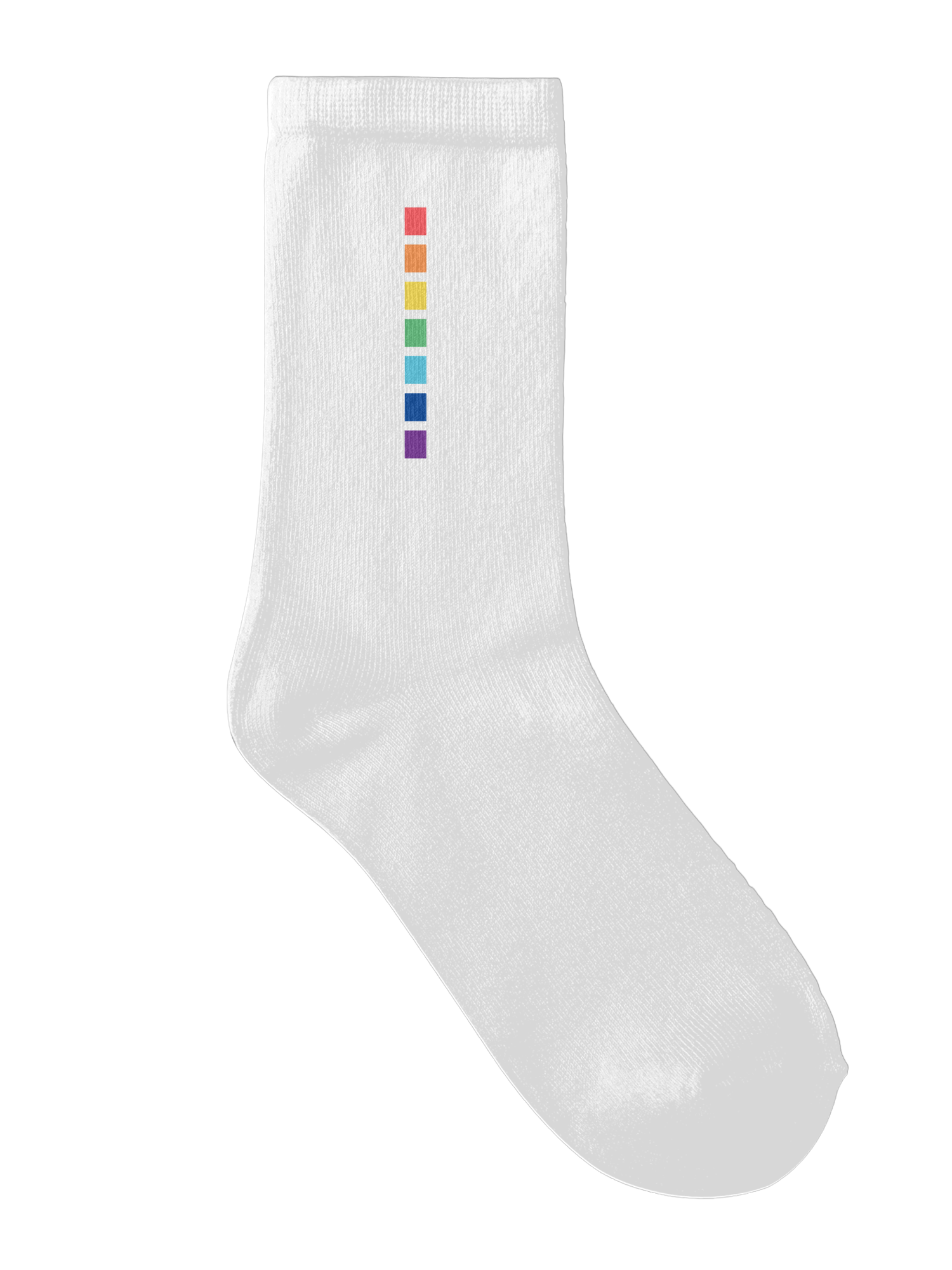 Velev Soket Çorap Şerit Gökkuşağı
