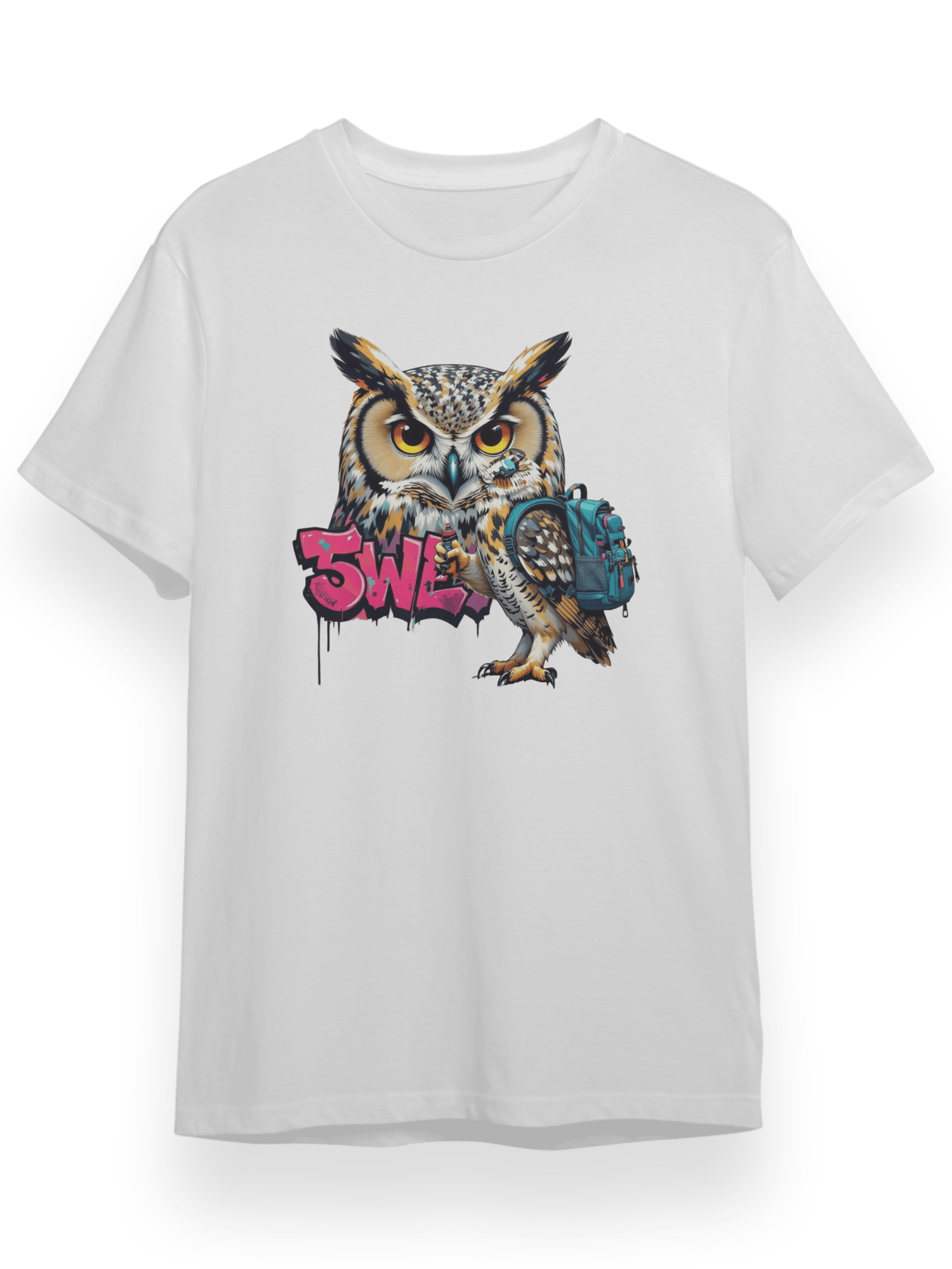 Grafiti Baykuş Tişörtü