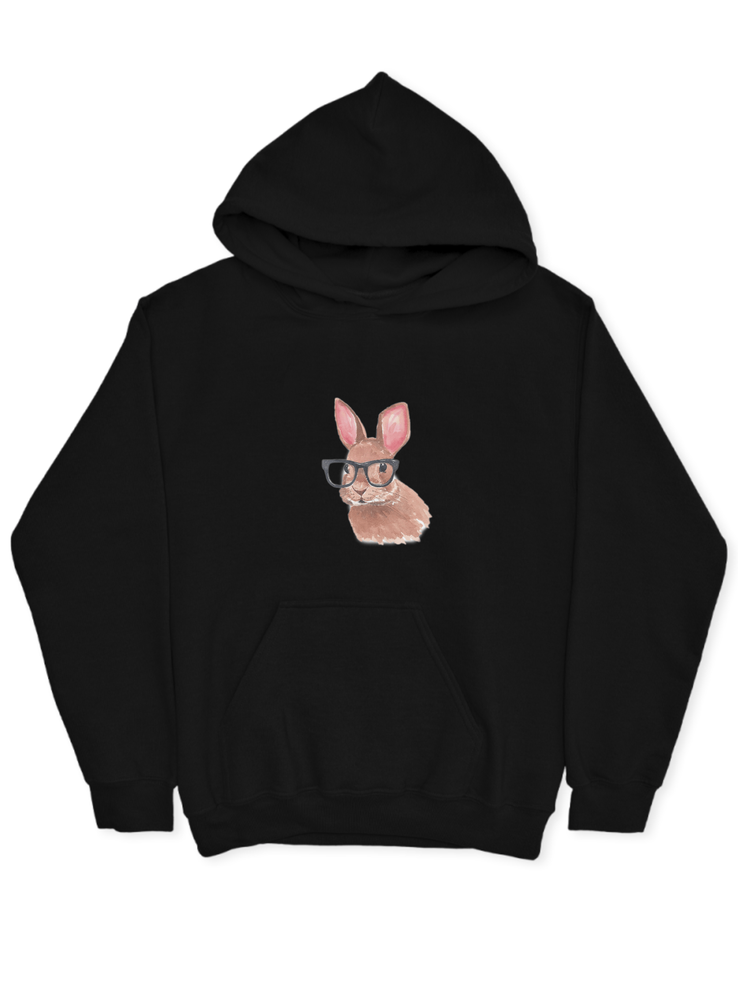 Lefter Tavşan Hoodie Siyah