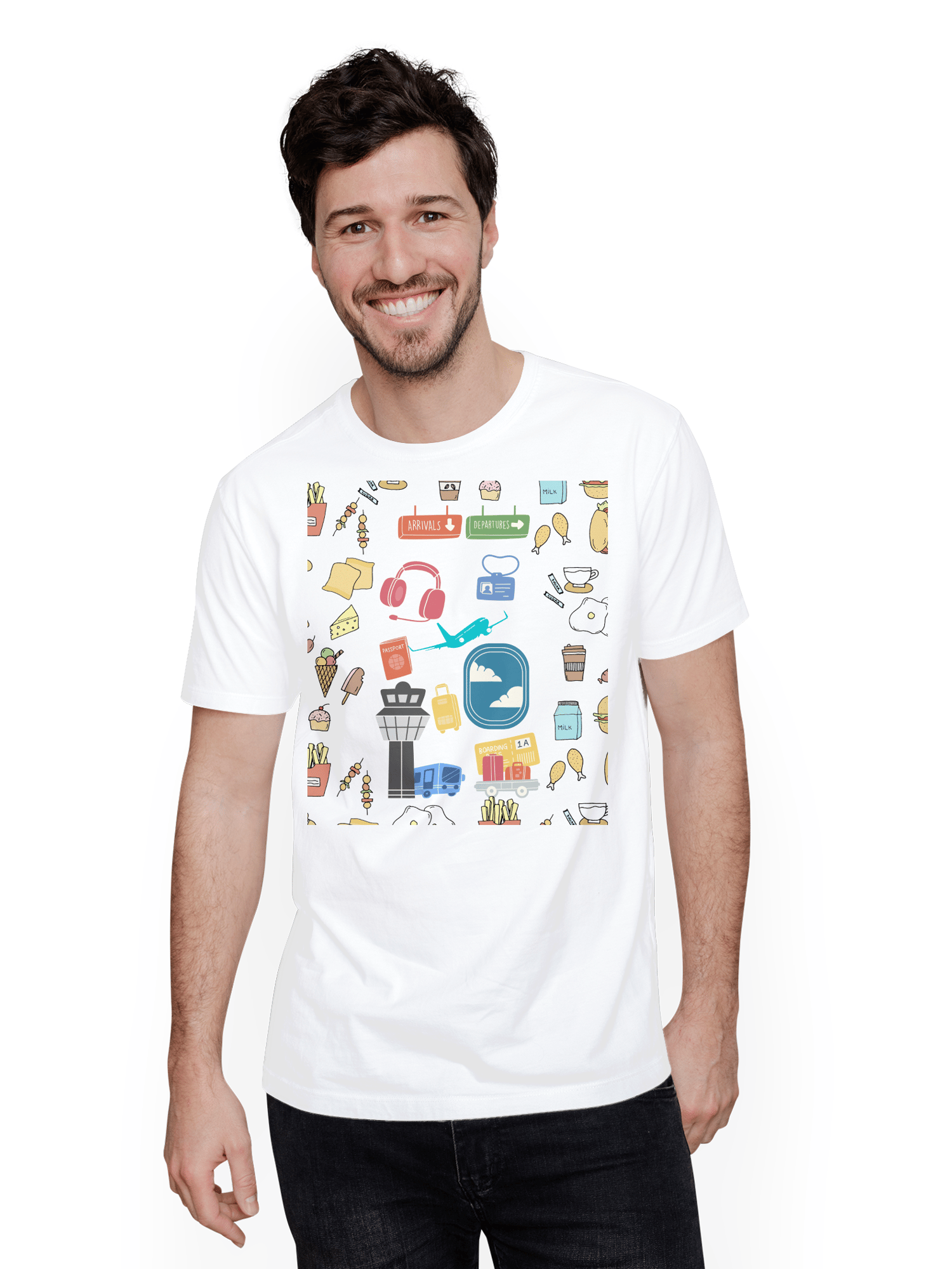 Seyahat Temalı Tişört