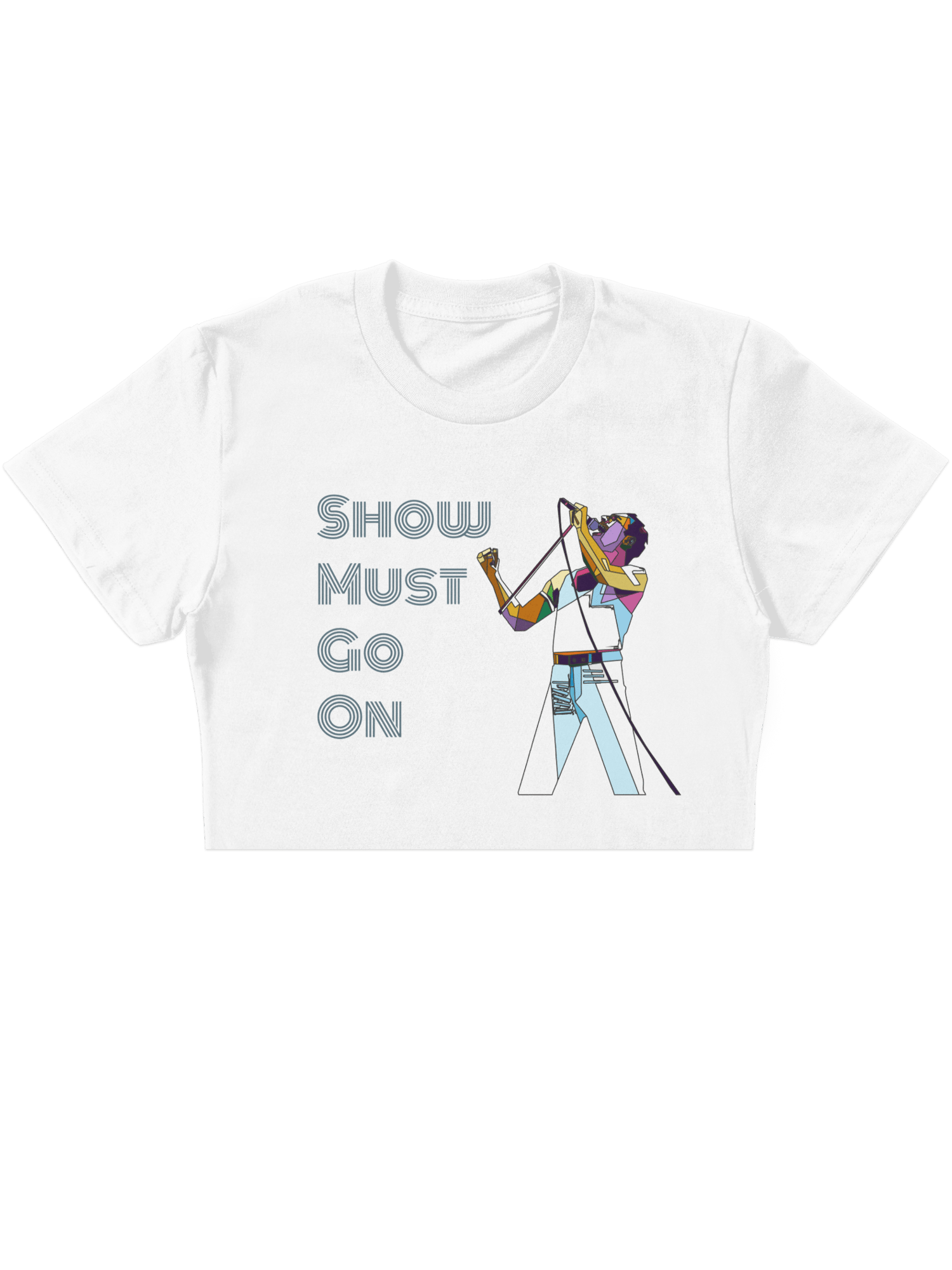 Jupi Creative Freddie Mercury Crop Top 5441714