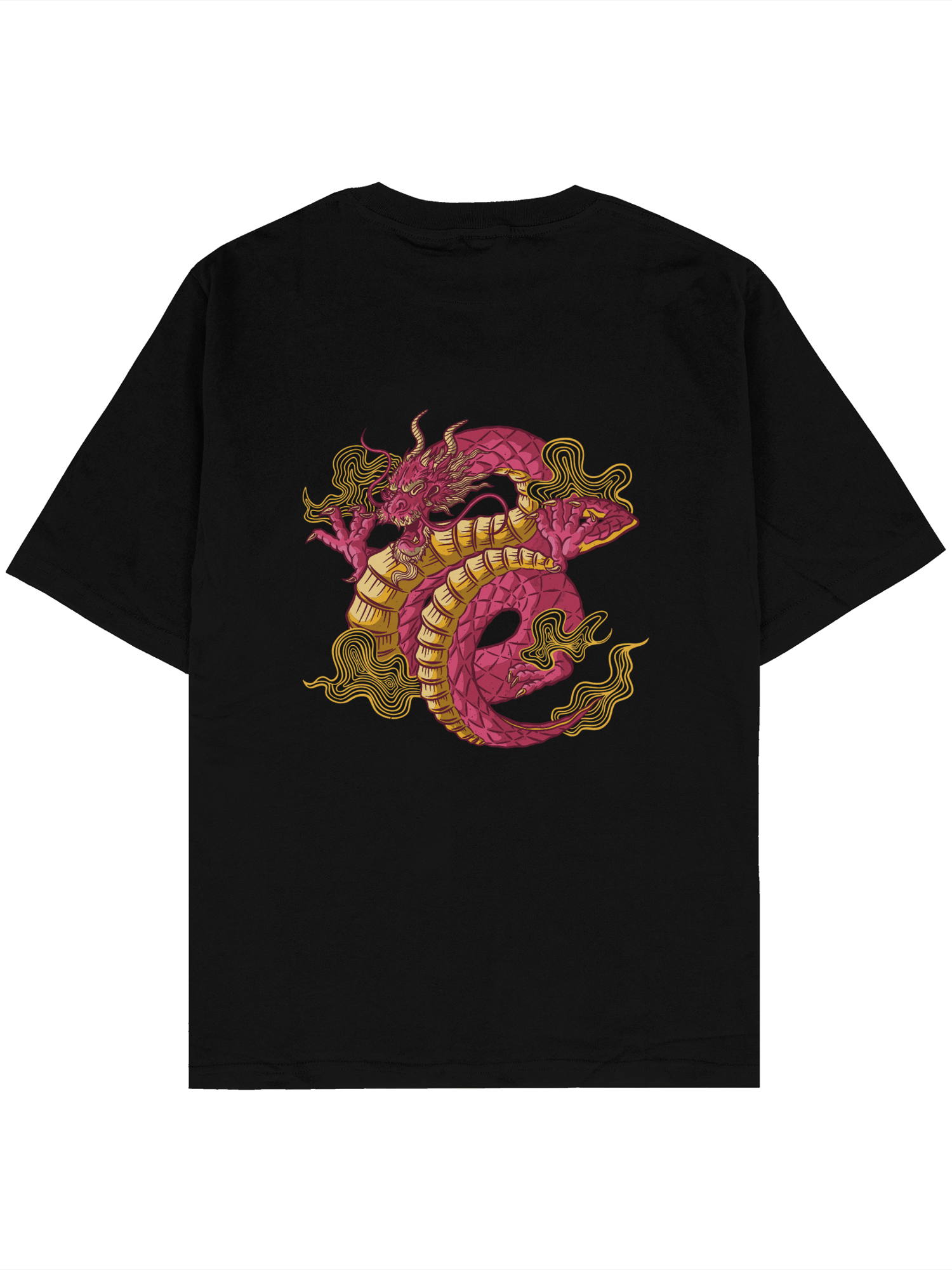 M U A K U Sırt Baskılı Oversize T-Shirt 7851459