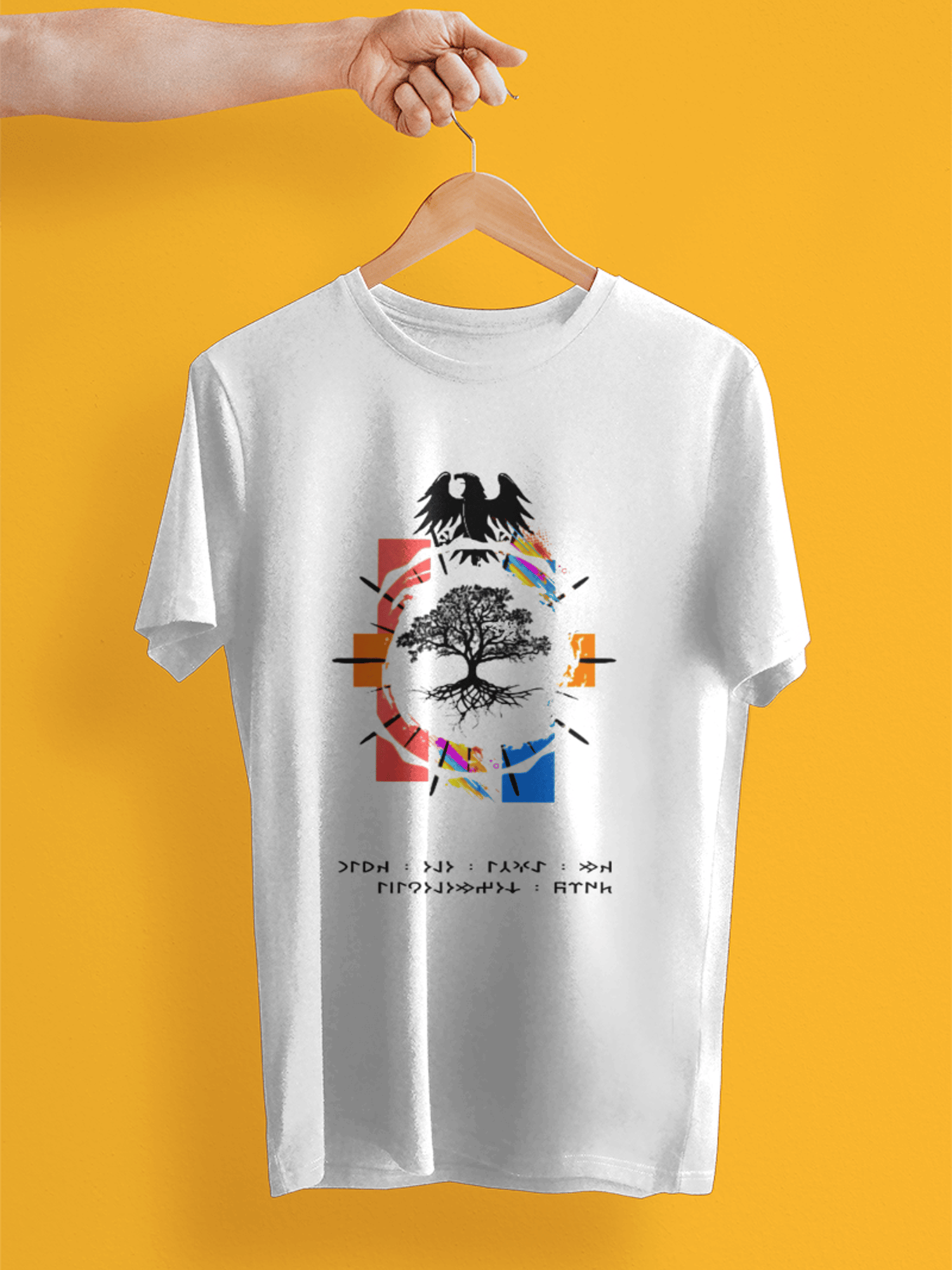 Tuğrul kuşu ,evren ve kayın ağaçı