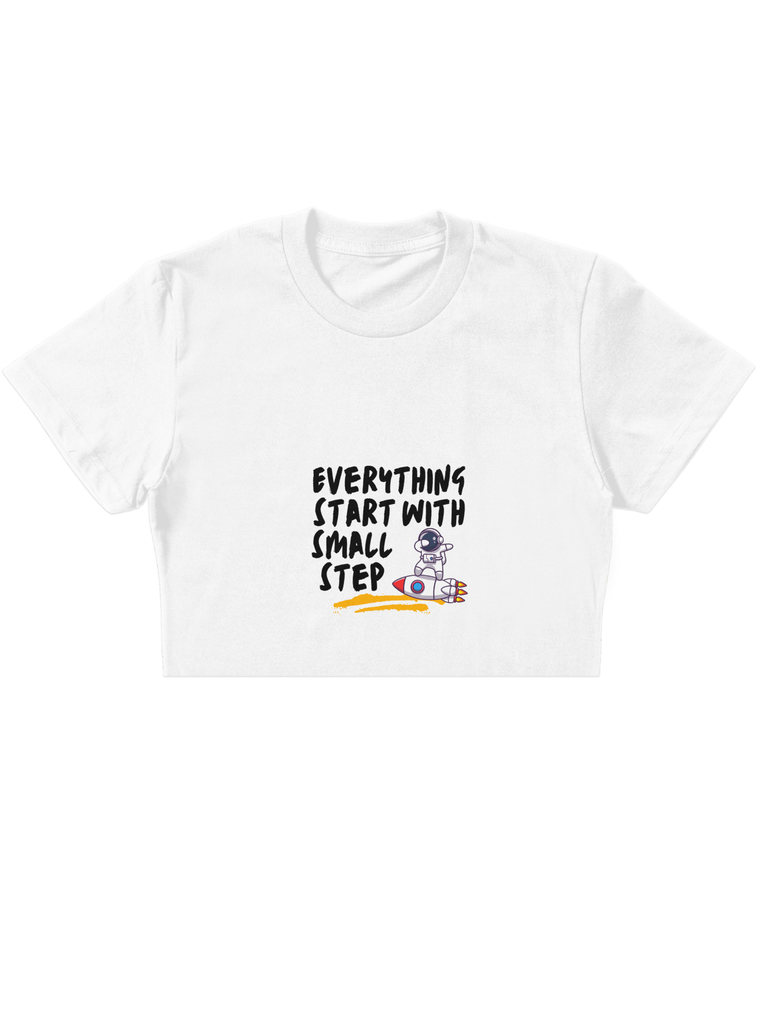 Everything start with small step Crop Top 7551653