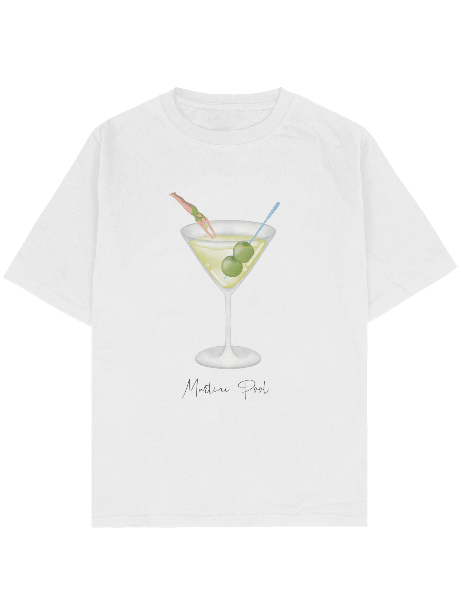 Martini Pool Oversize TShirt