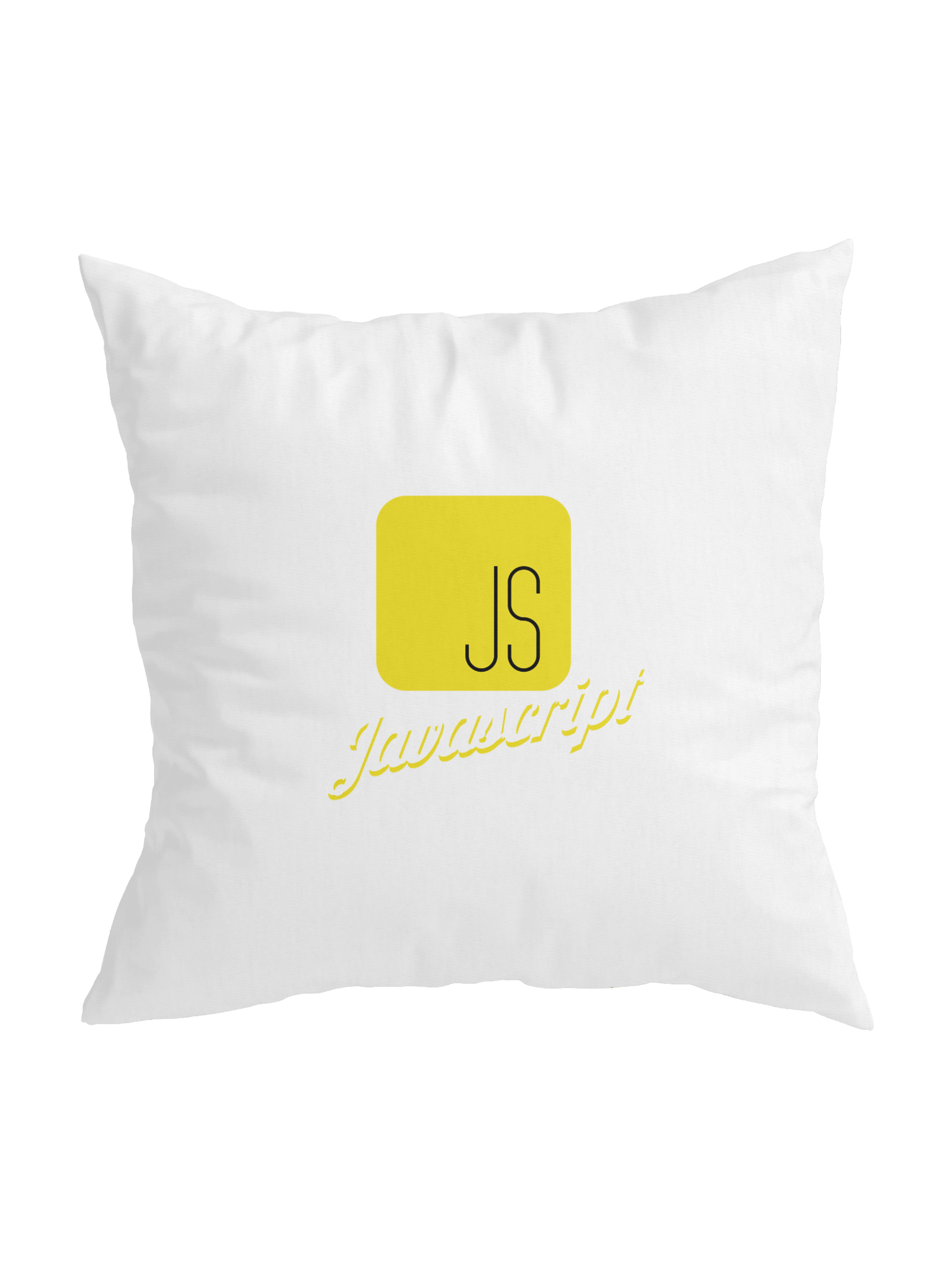 Javascript Baskılı Siyah Yastık