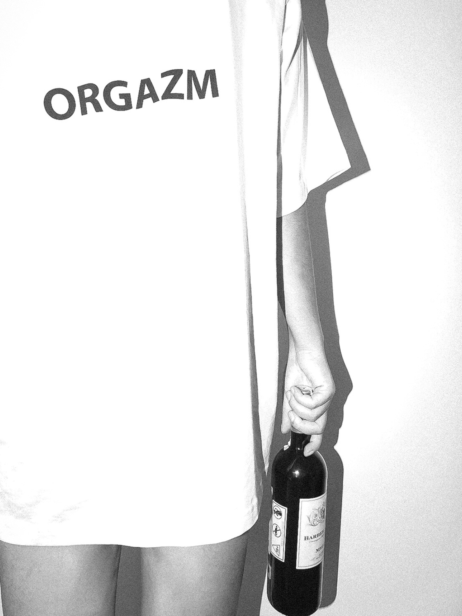 Orgazm Merch Oversize TShirt Ön Baskılı II