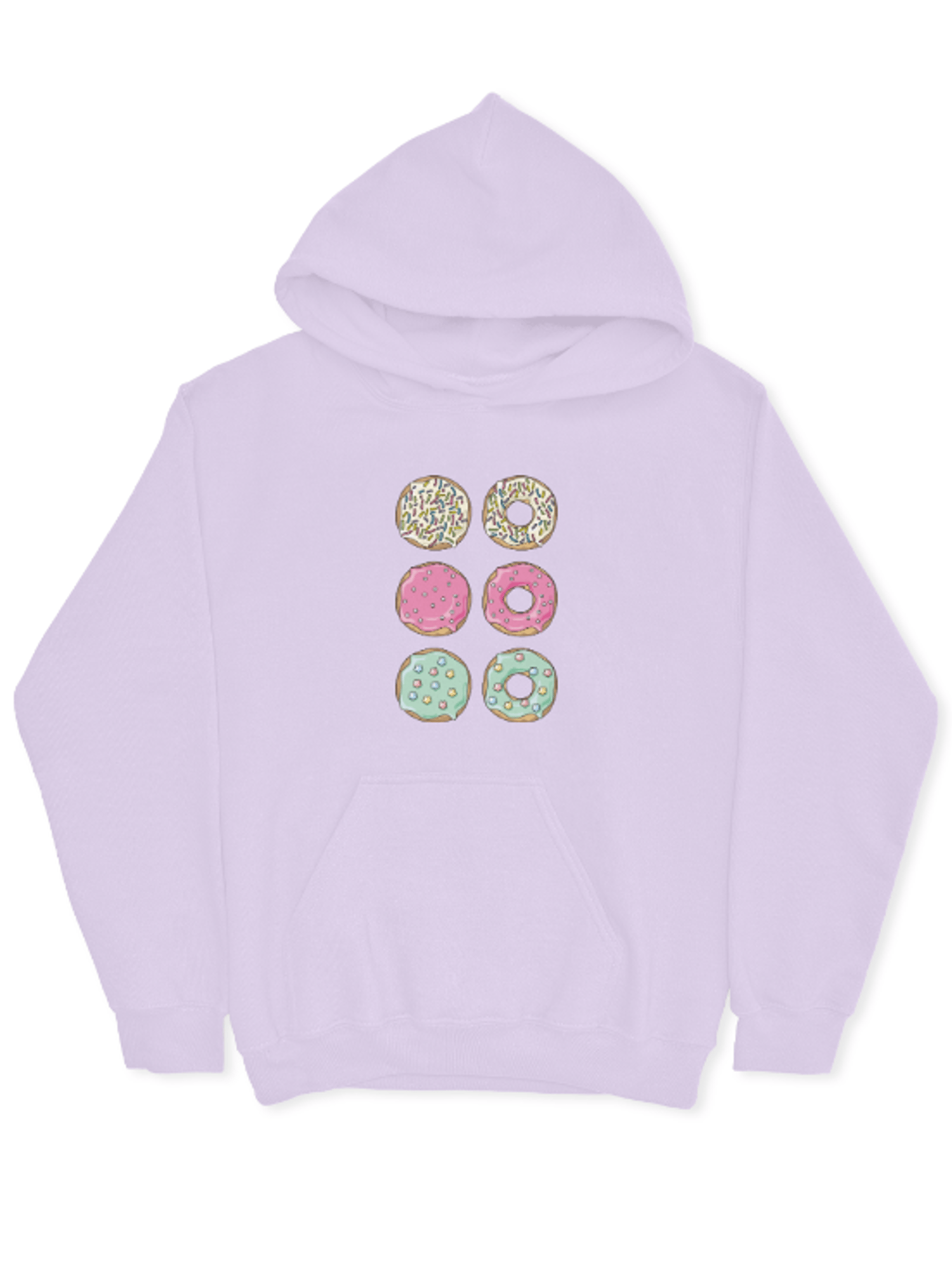 Tatlı Dizayn Trend Renk Hoodie-2