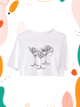 Disco Martini Crop Top Oversize