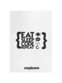 Eat Sleep Code Repeat Baskılı Defter (80 Yaprak)