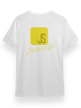 Javascript Baskılı Siyah Bisiklet Yaka T-shirt