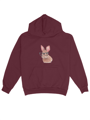 Lefter Tavşan Hoodie Bordo